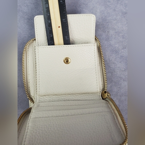 Michael Kors Two Fold  Beige Card holder Wallet - Picture 4 of 12